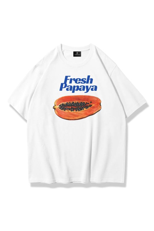 Fresh Papaya Oversized Unisex Tshirt