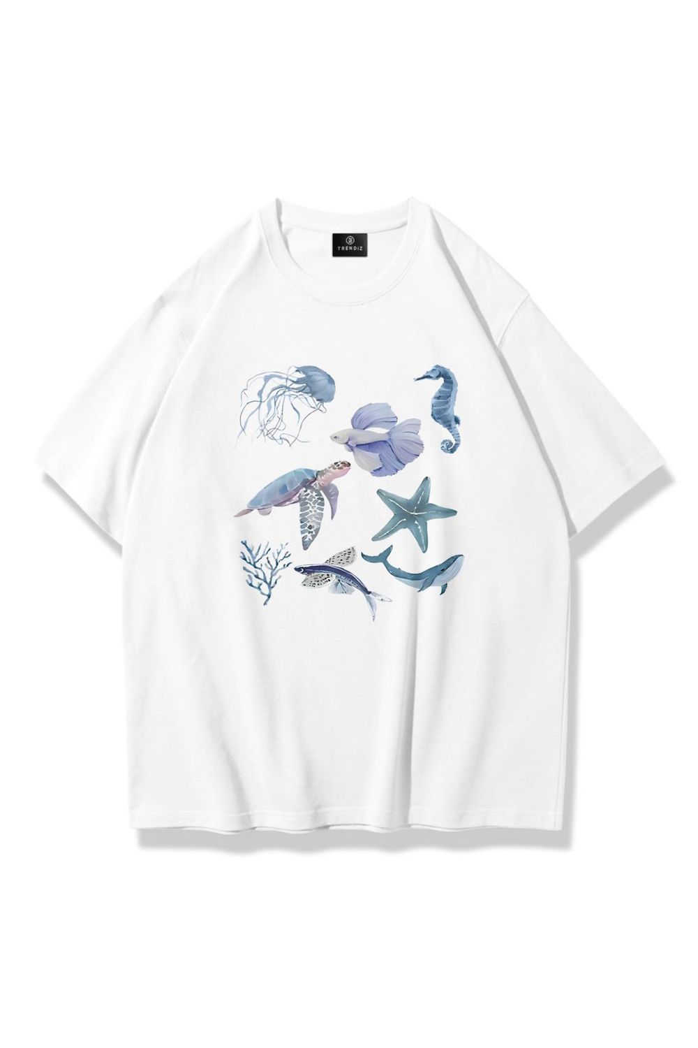 Sea Elements Oversized Unisex Tshirt