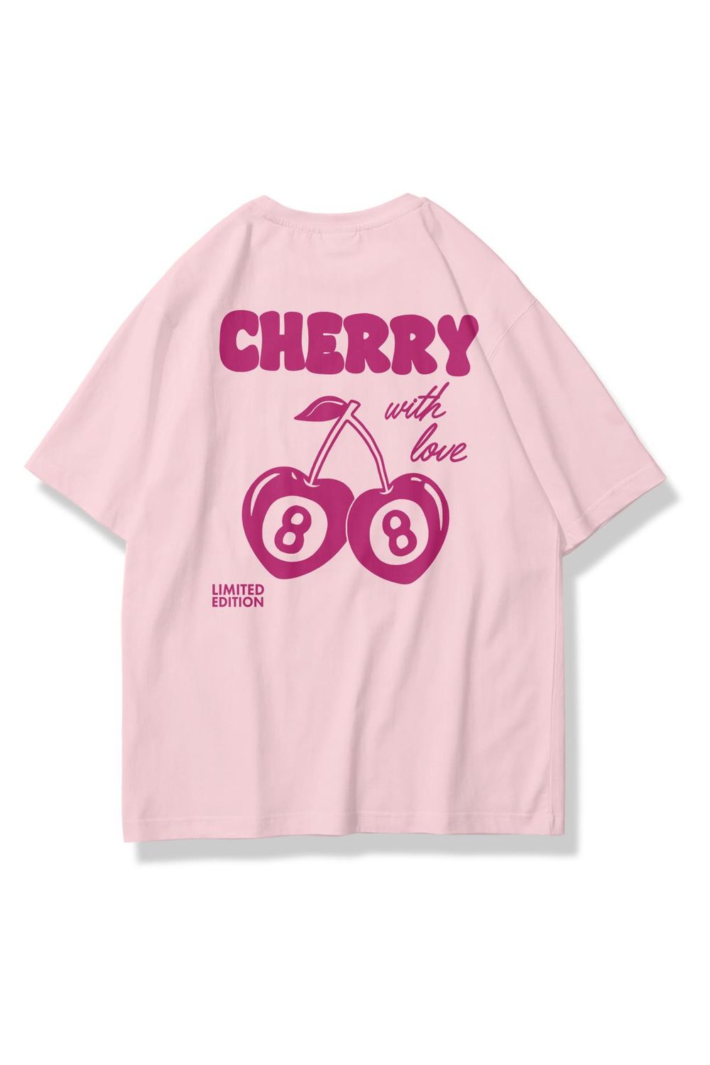 Cherry with Love Oversized Unisex Tshirt
