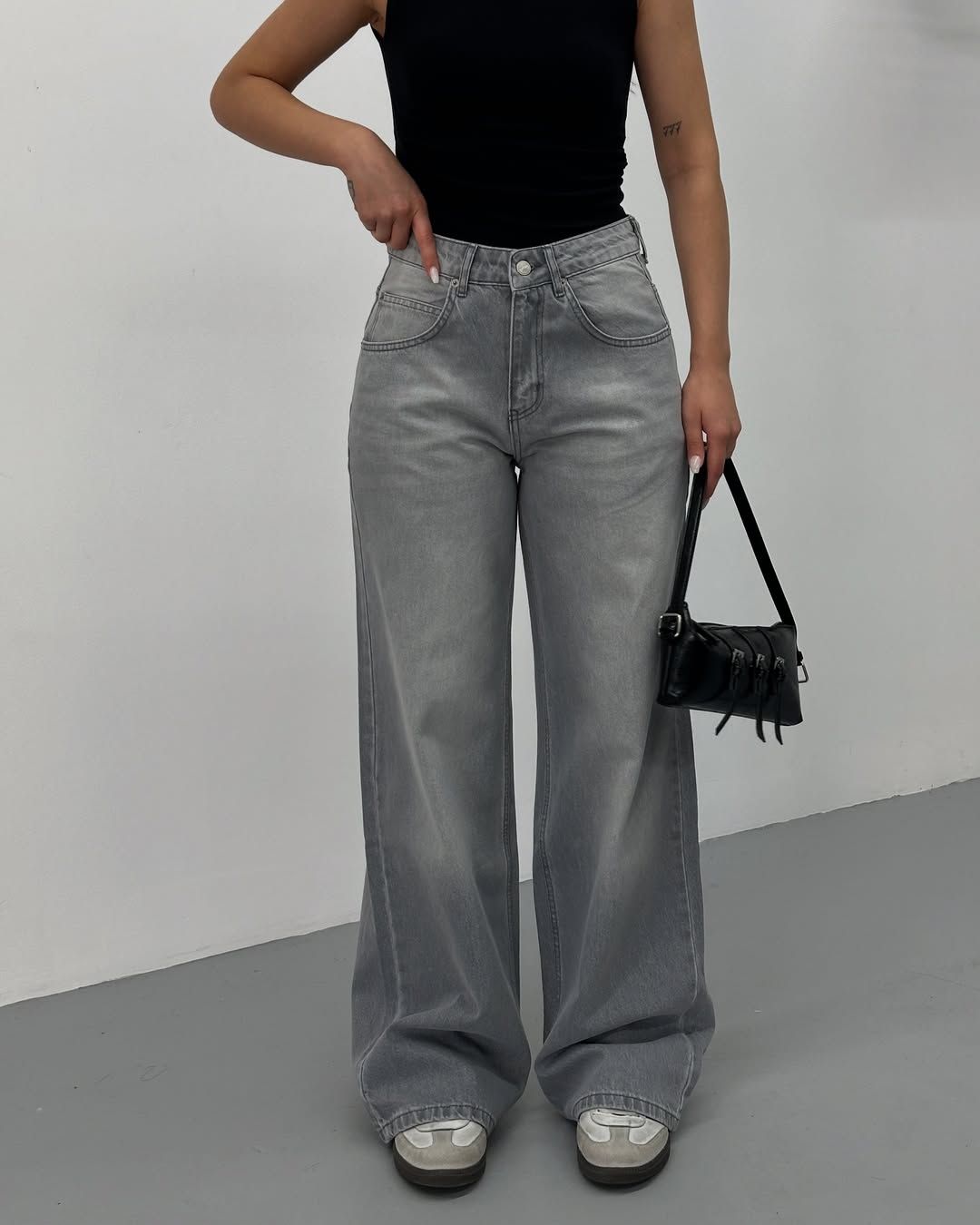 Gray Baggy Jeans