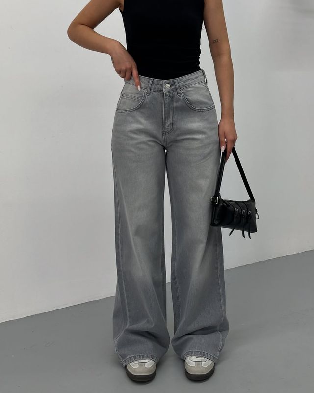 Gray Baggy Jeans