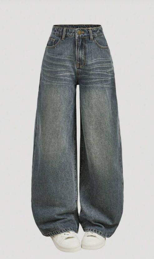 Dirty Blue Baggy Jeans