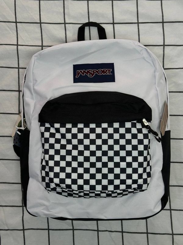 Checkered Jansport Backpack