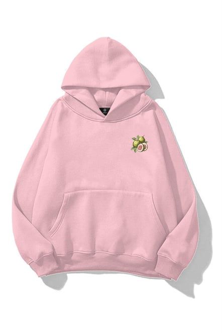 Guavas Pink Extra Oversized Hoodie