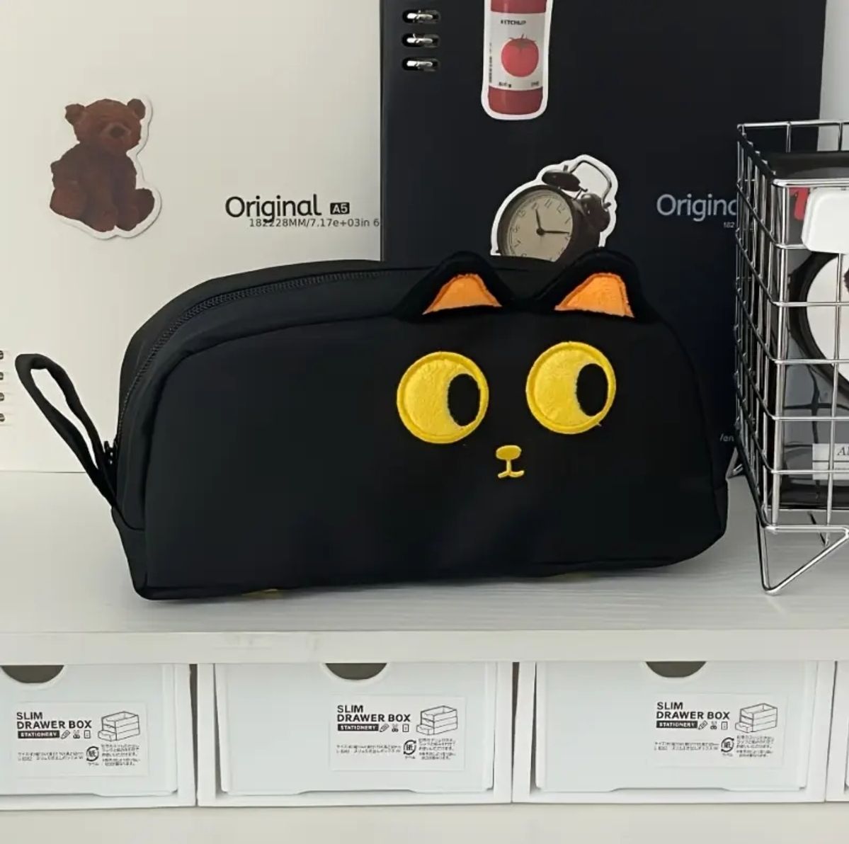 Black Cat Pencil Case