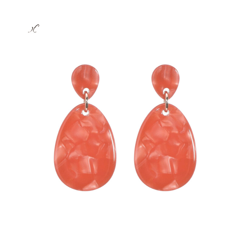 Oorbellen Caro oranje Oorbellen Caro oranje