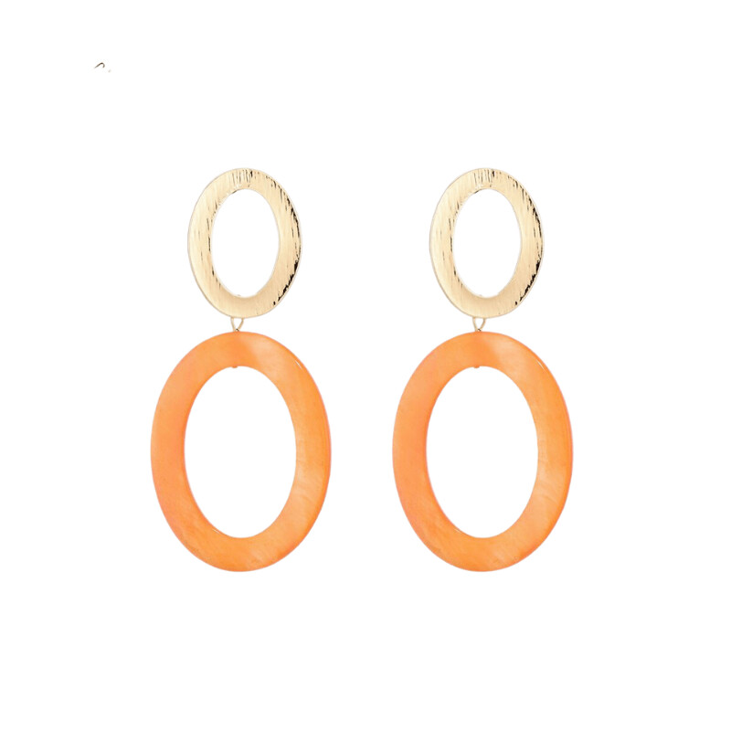 Oorbellen Ellen oranje Oorbellen Ellen oranje