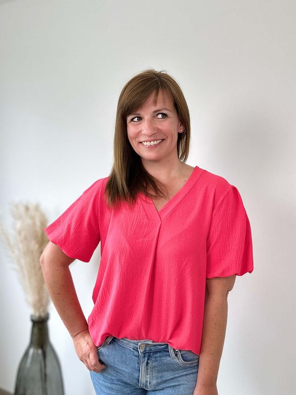 blouse Charlie koraal (laatste stuk) blouse Charlie koraal (laatste stuk)