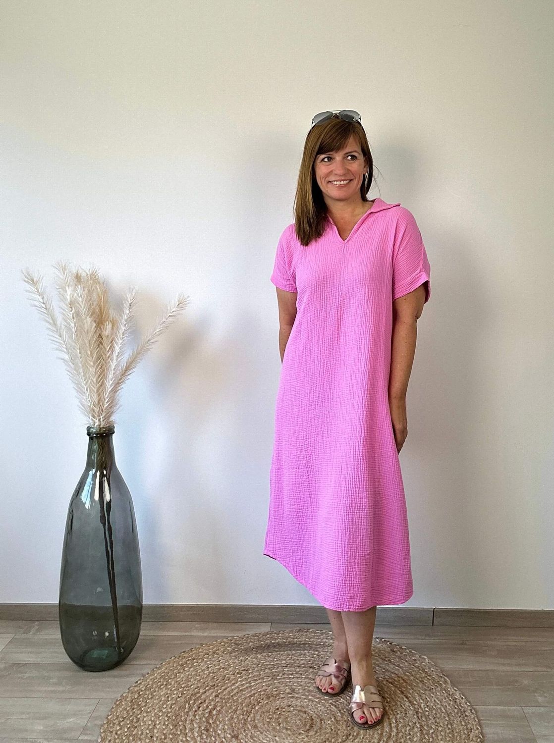 Kleedje roze new arrivals