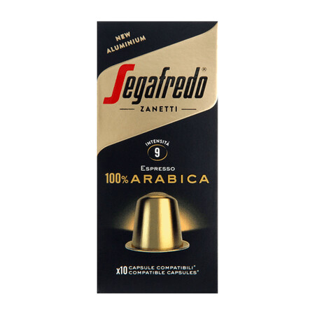 Segafredo Espresso 100% Arabica Nespresso-kompatible Kapseln 10St.