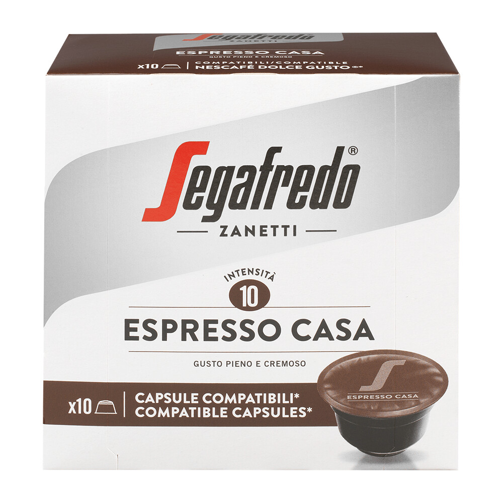 Segafredo Espresso Casa Dolce Gusto-kompatible Kapseln 10St.