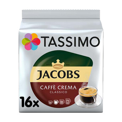 Jacobs Caffè Crema Classico Tassimo-kompatible Discs 16St. Jacobs Caffè Crema Classico Tassimo-kompatible Discs 16St.
