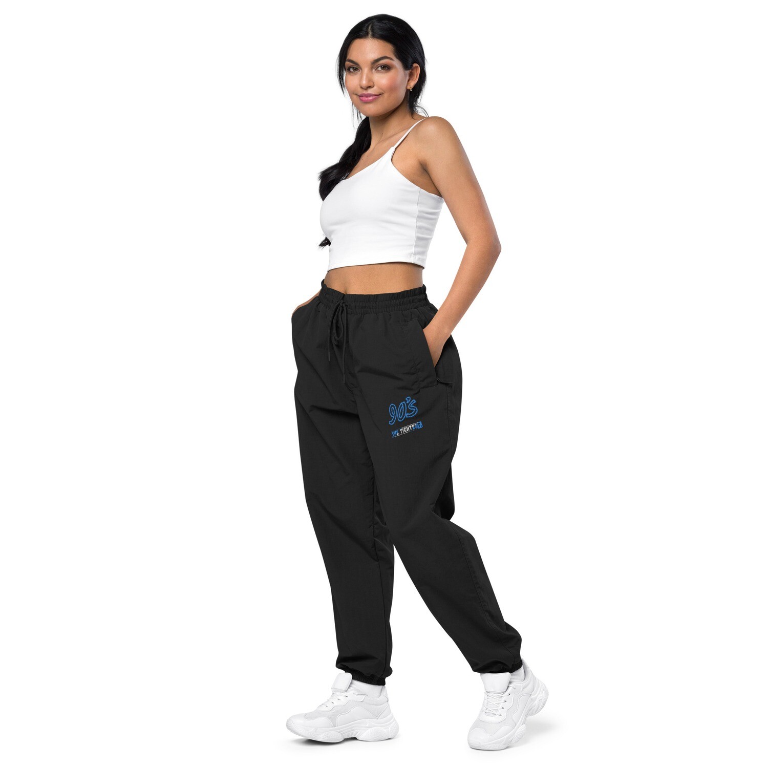 Recycled Embroidered 90's Tracksuit Pants