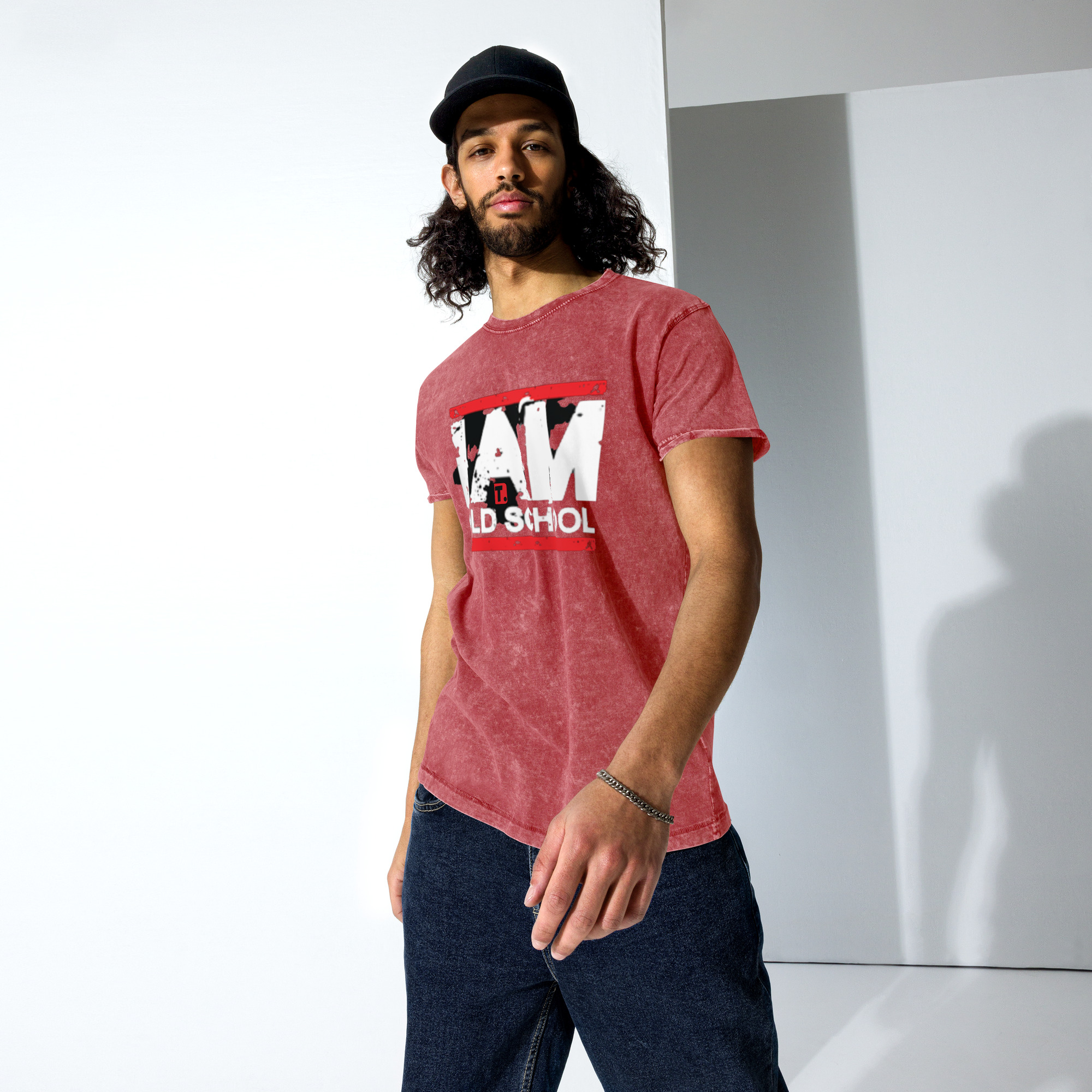 Old School Unisex Denim T-Shirt