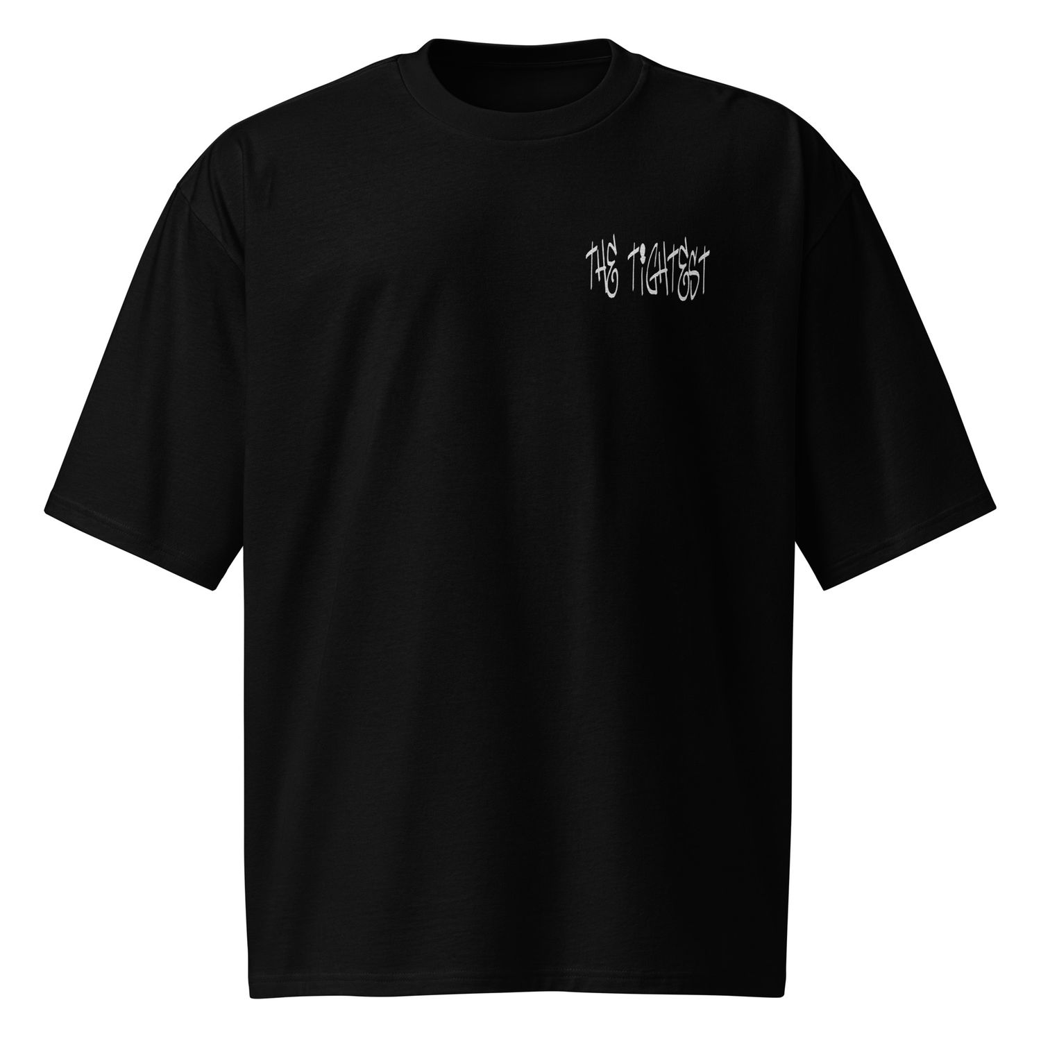 Late Fee  Embroidered Oversized Heavyweight Tee