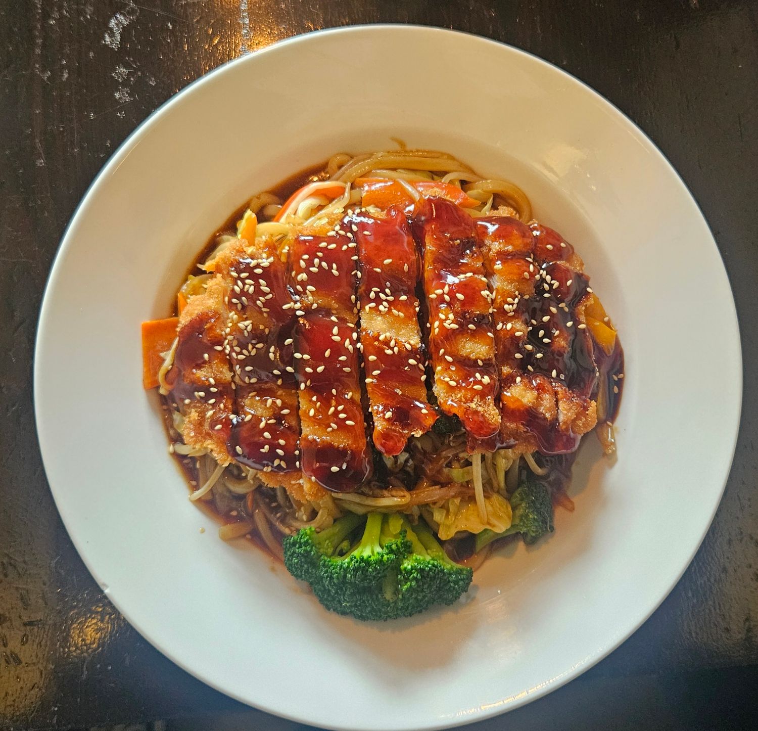 Chicken Yakiudon