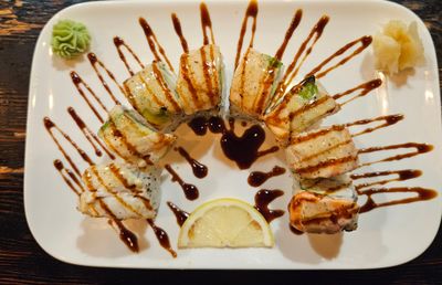 Aburi Rainbow Roll