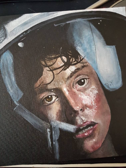Alien Original Painting