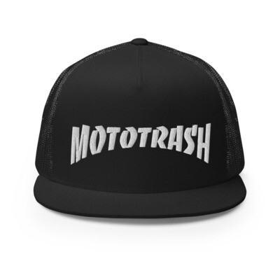Moto Thrash Blk Trucker Cap