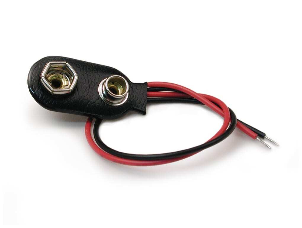 9v battery lead (Cap) / holder / snip 