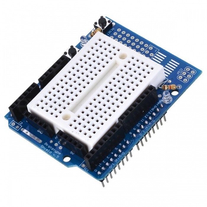 Atmega328P Arduino Prototyping Prototype Shield ProtoShield With Mini Breadboard