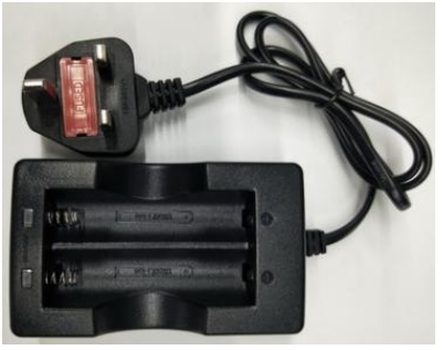 Dual Charger For 18650 14500 16430 Rechargeable Li-Ion Battery UK Plug