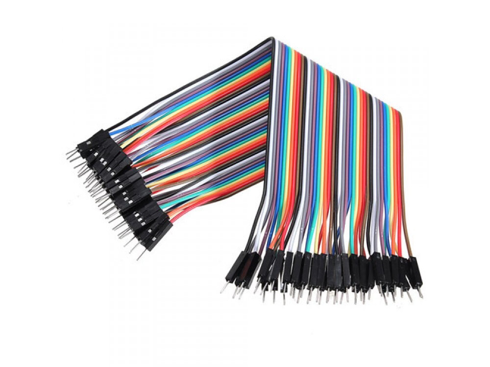 Male-Male Jumper wires 10cm ( 10 Wires )