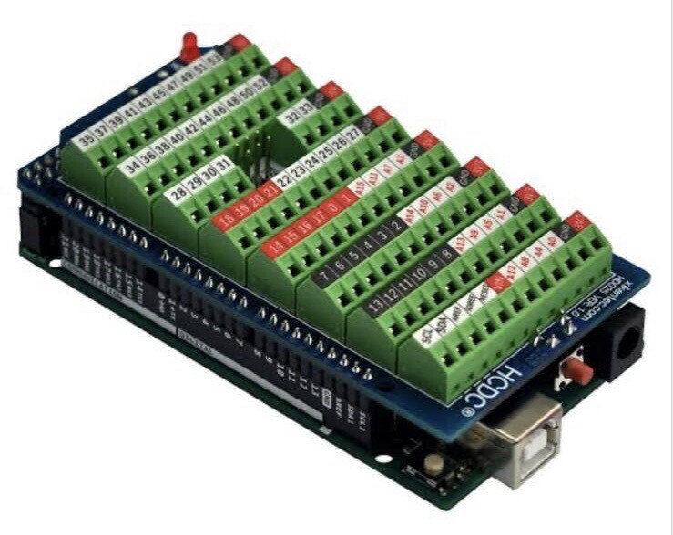 Screw Terminal Block Breakout Shield Module for Arduino MEGA-2560 R3