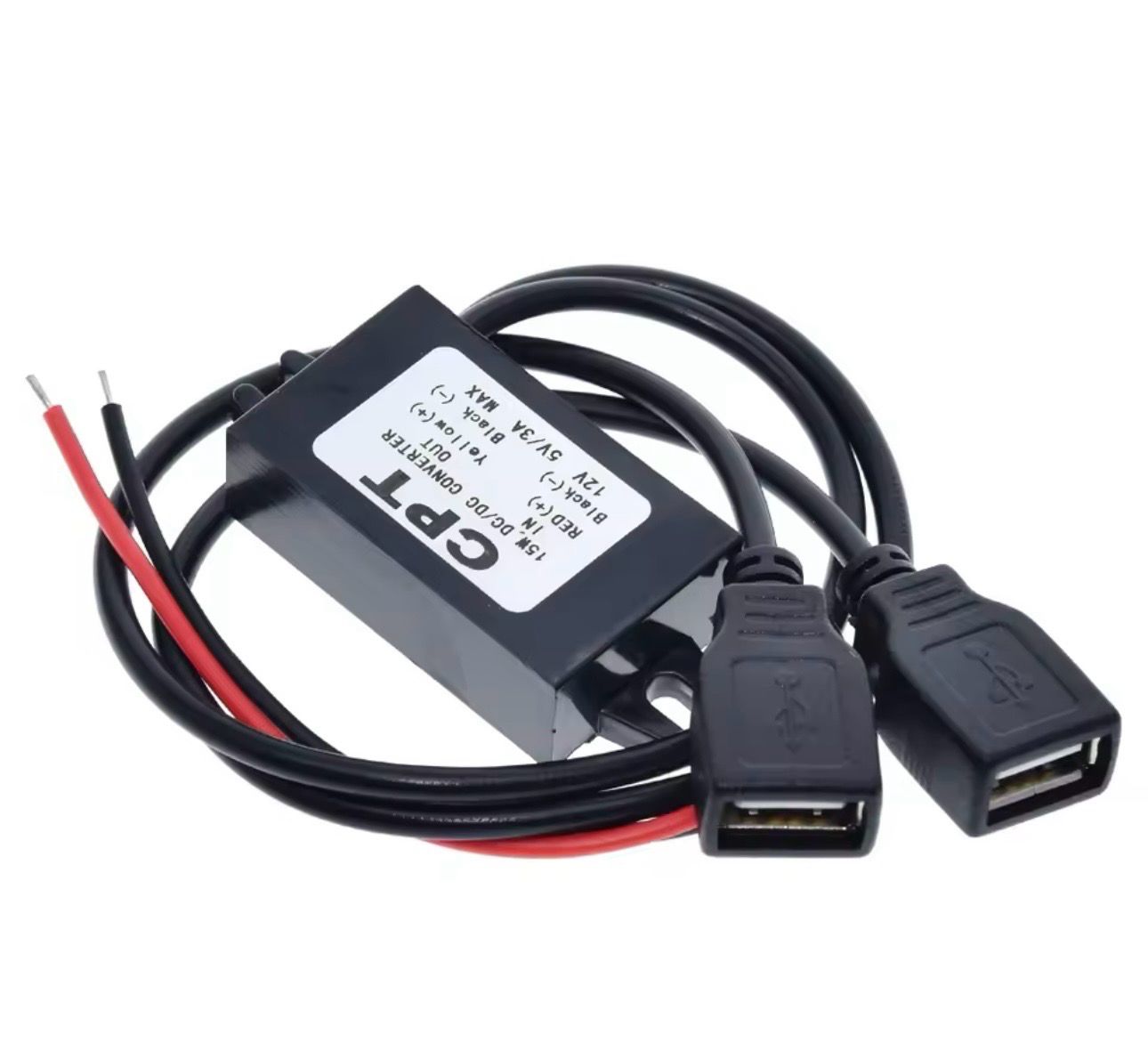 Micro USB 12V to 5V 3A 15W DC-DC Car Power Converter Module Step Down Power Output Adapter