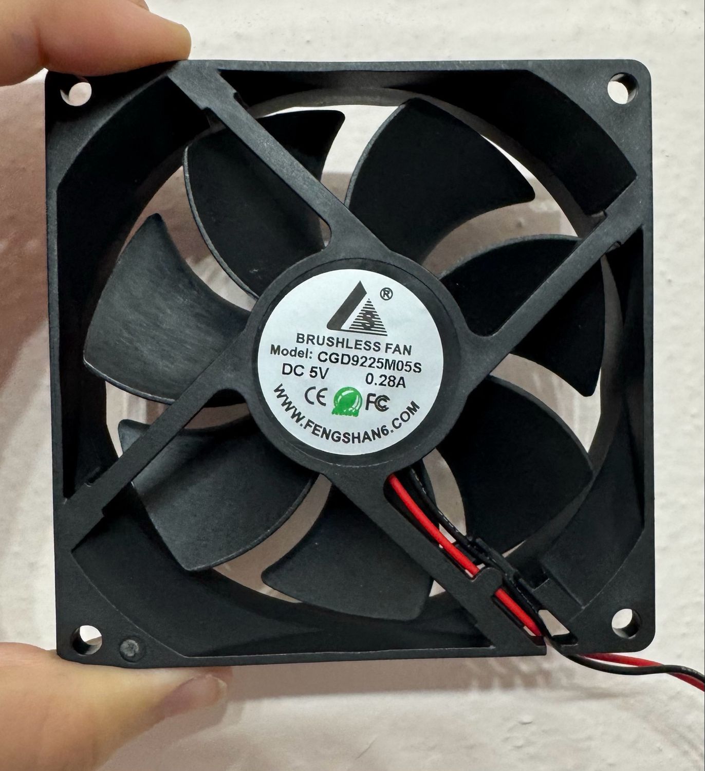 DC Fan 5v , 0.28A large size
