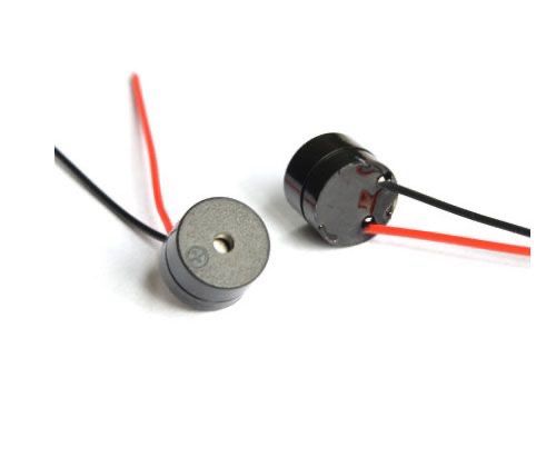 Active buzzer with wires