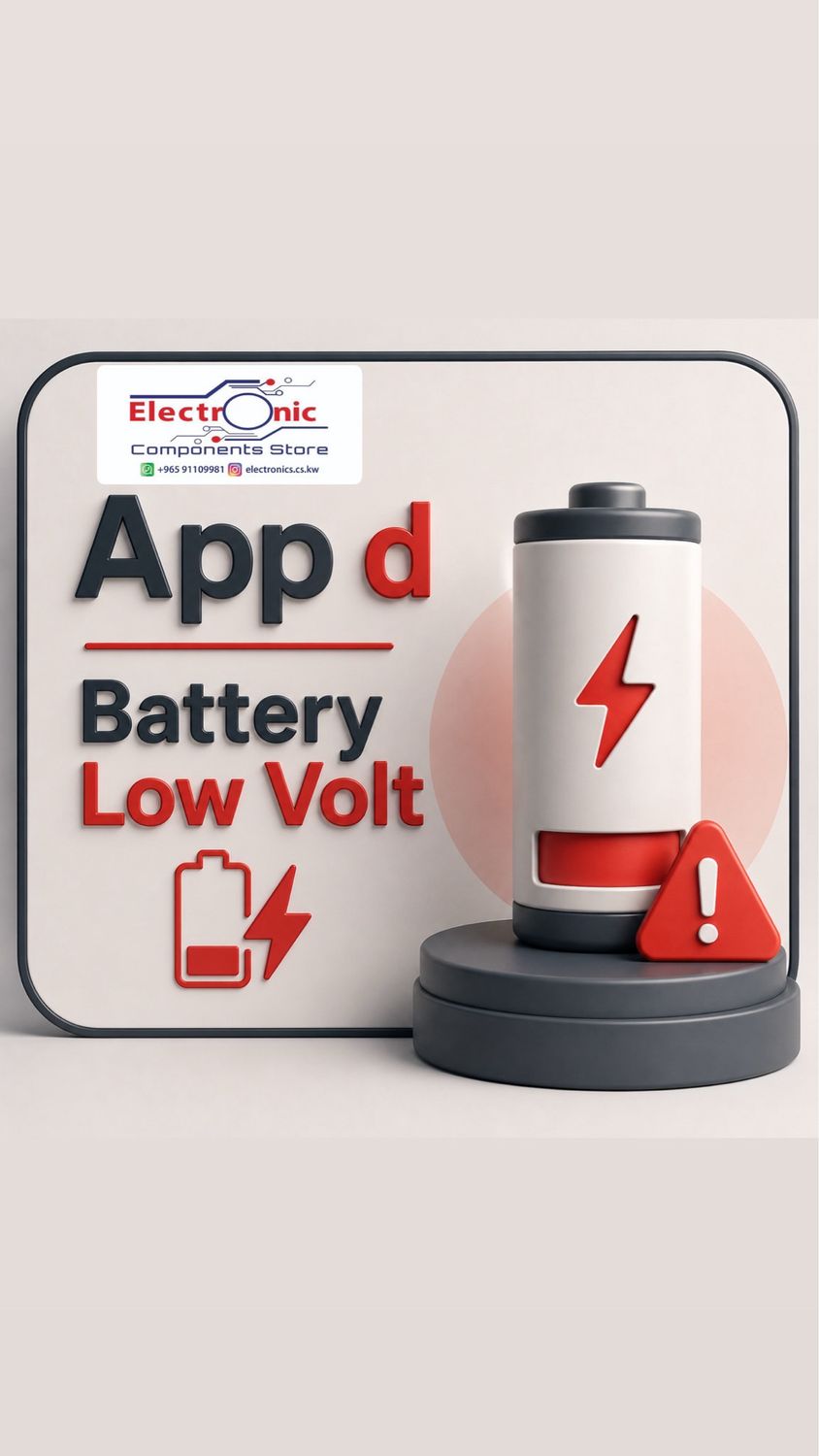 App d battery low volt