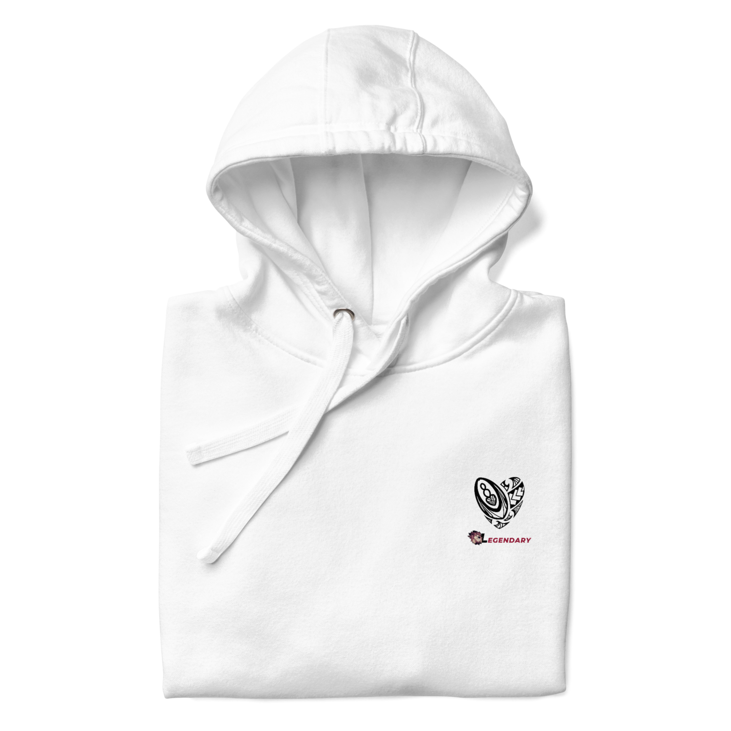 Maori Rugby Heart Hoodie