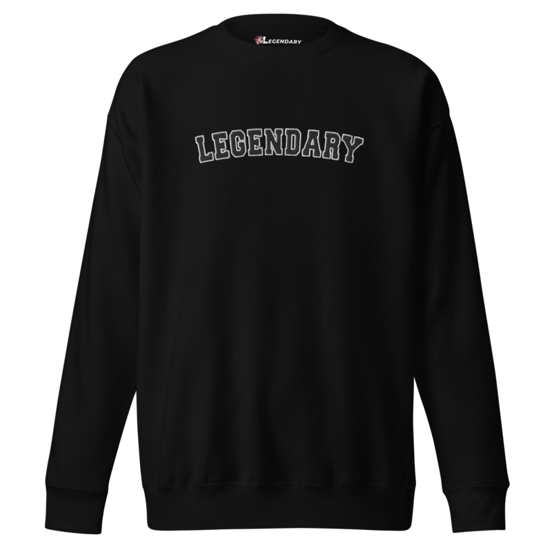 Varsity Sweatshirt Black