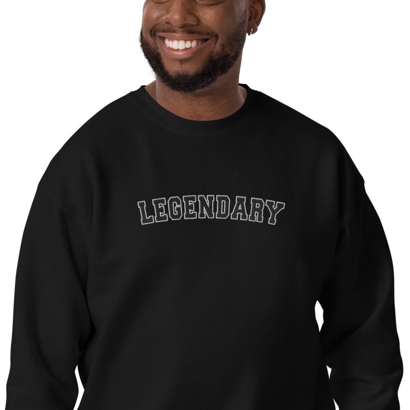 Varsity Sweatshirt Black