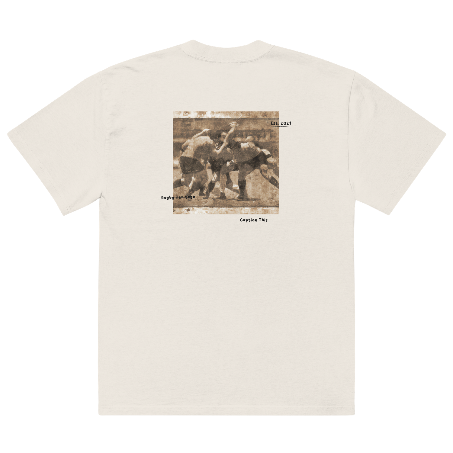 Rugby Heritage Tee Cream