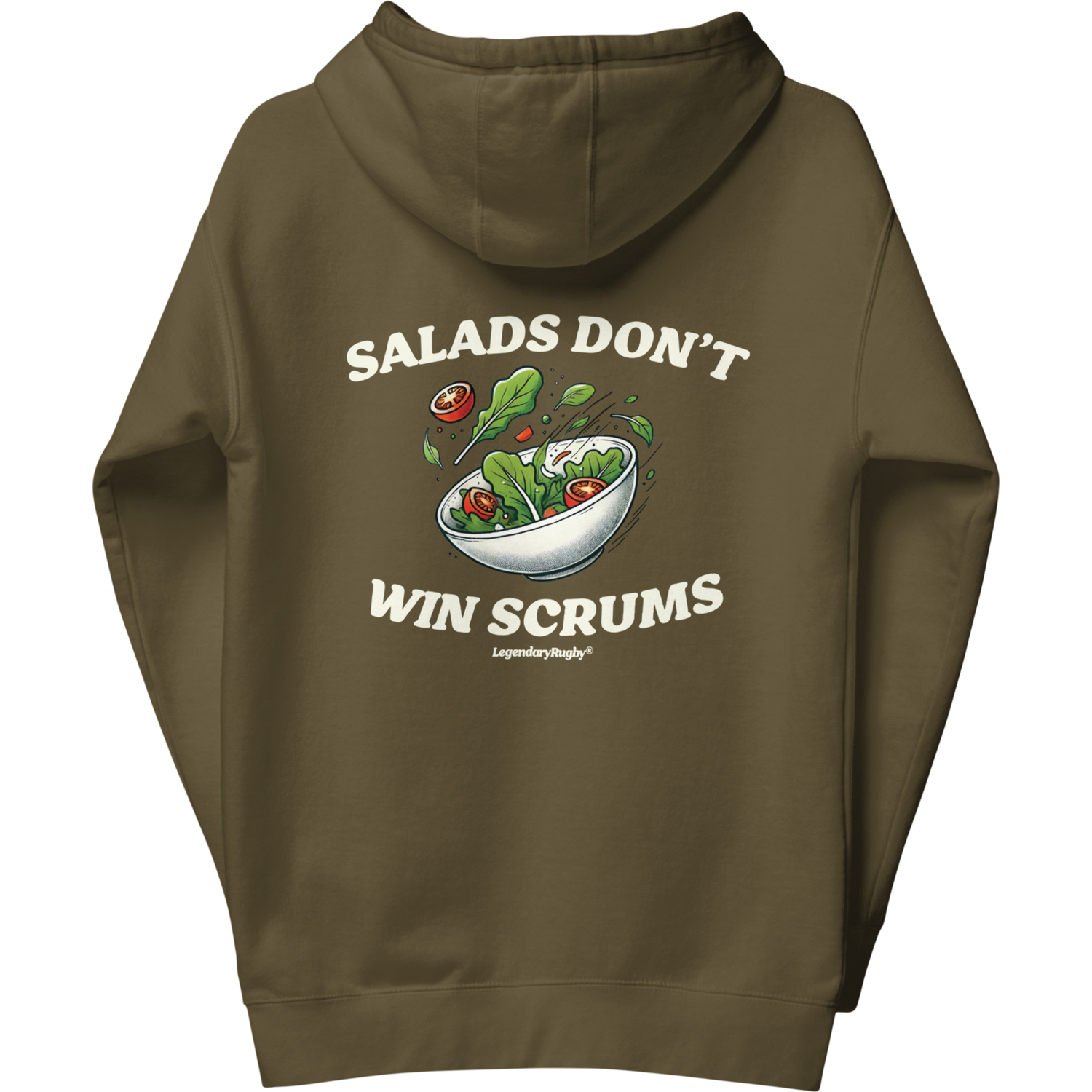 No Salads Hoodie Green