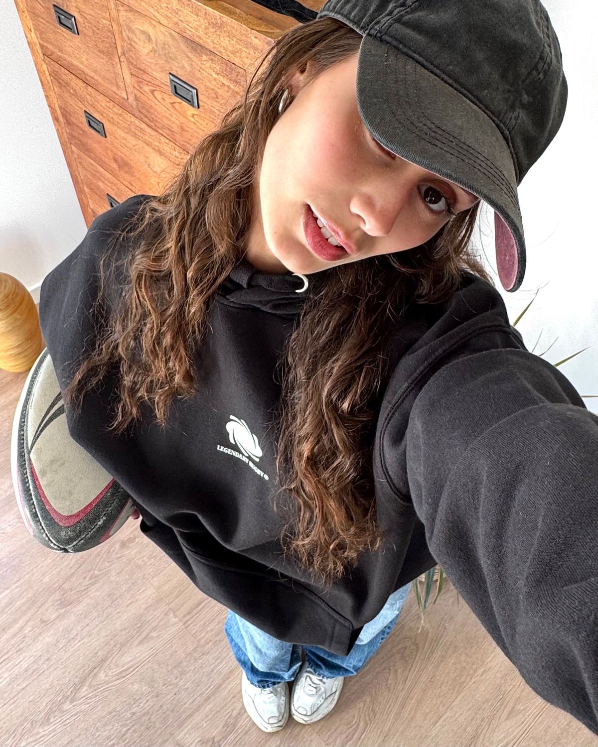 Rugby Rizz Hoodie Black