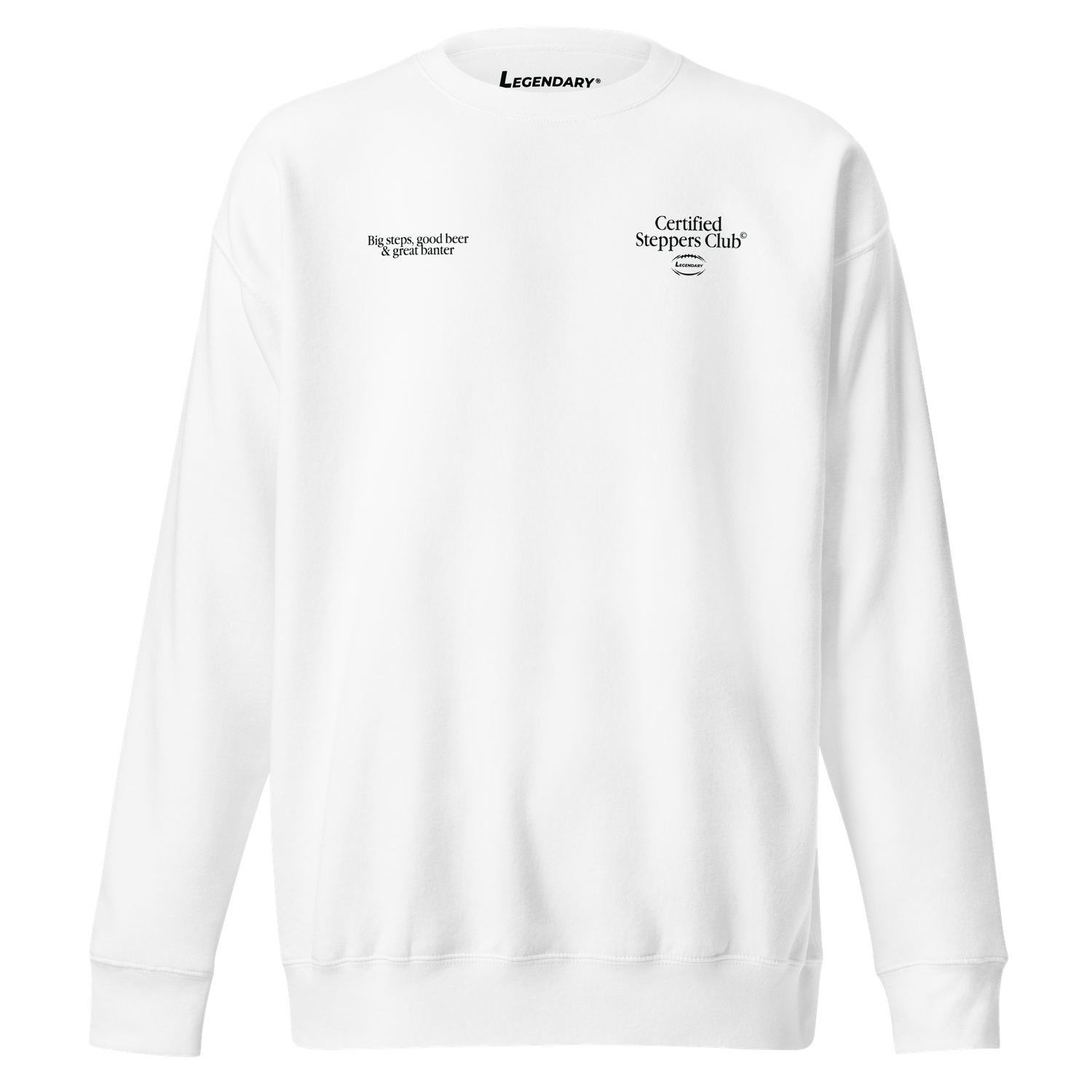 Steppers Sweatshirt White