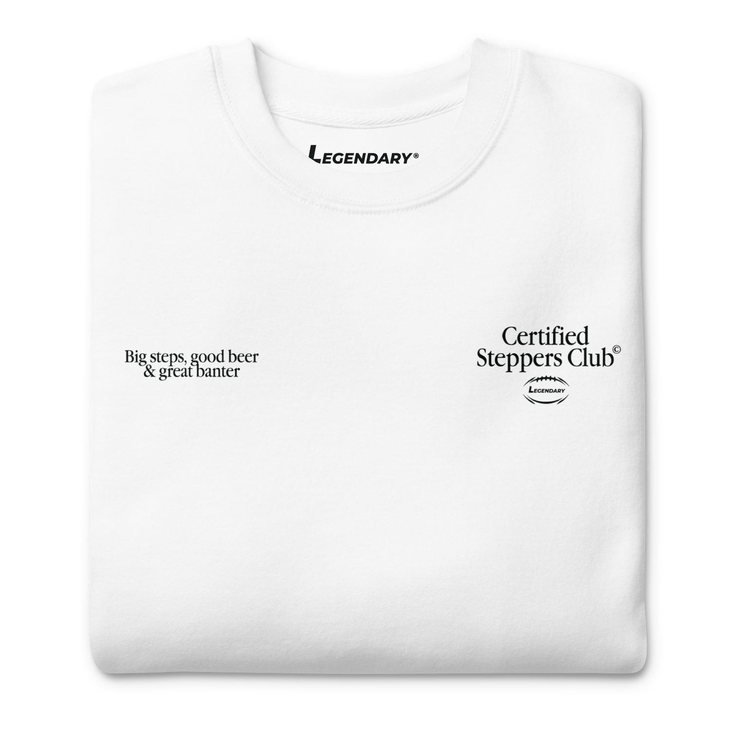 Steppers Sweatshirt White