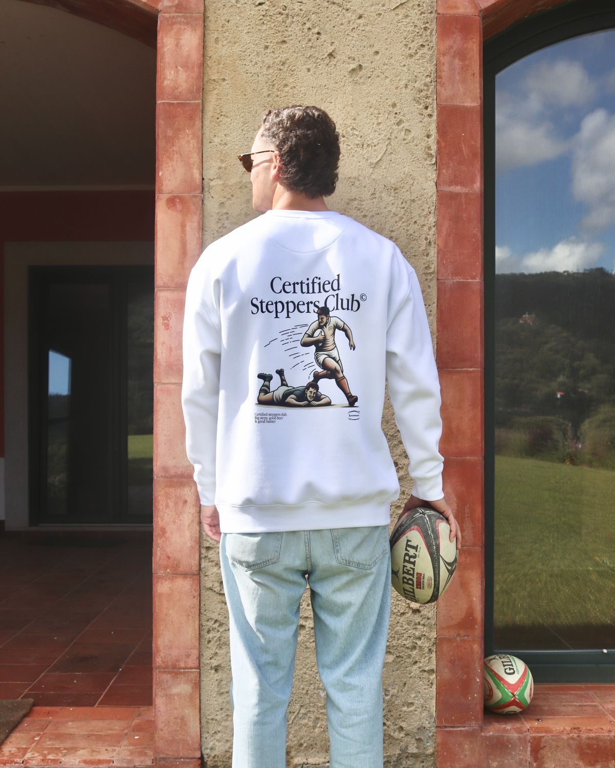 Steppers Sweatshirt White