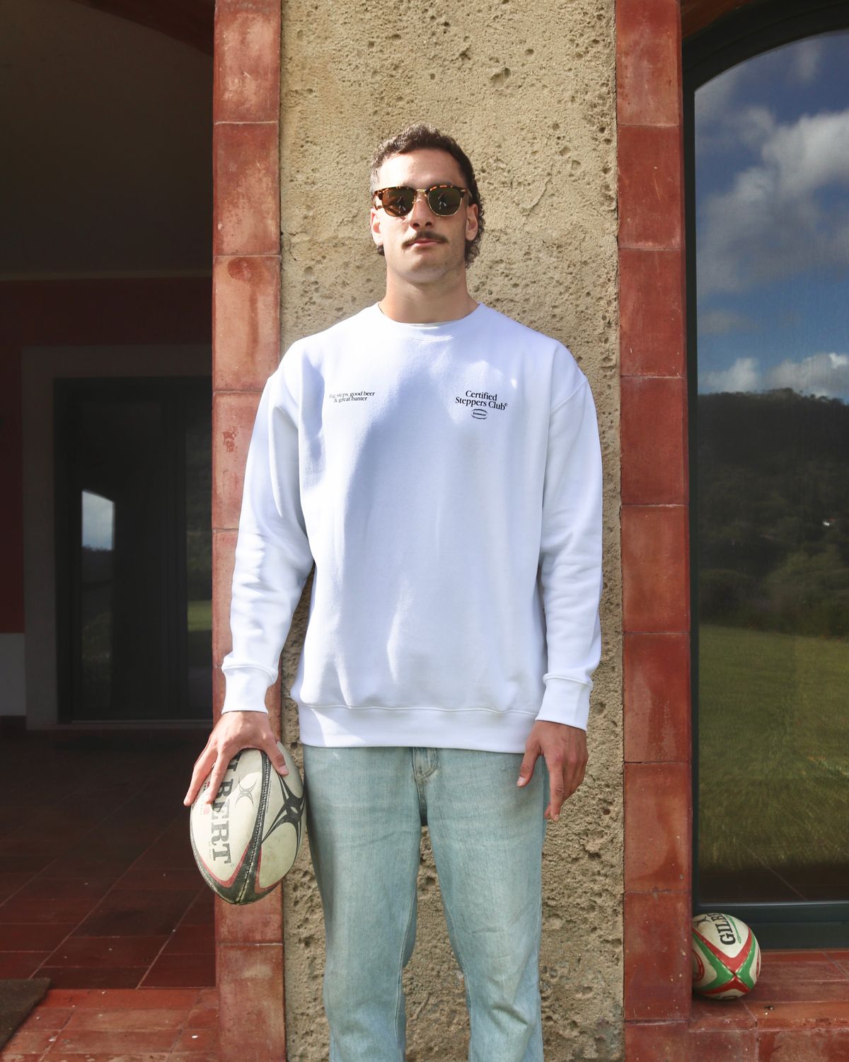 Steppers Sweatshirt White