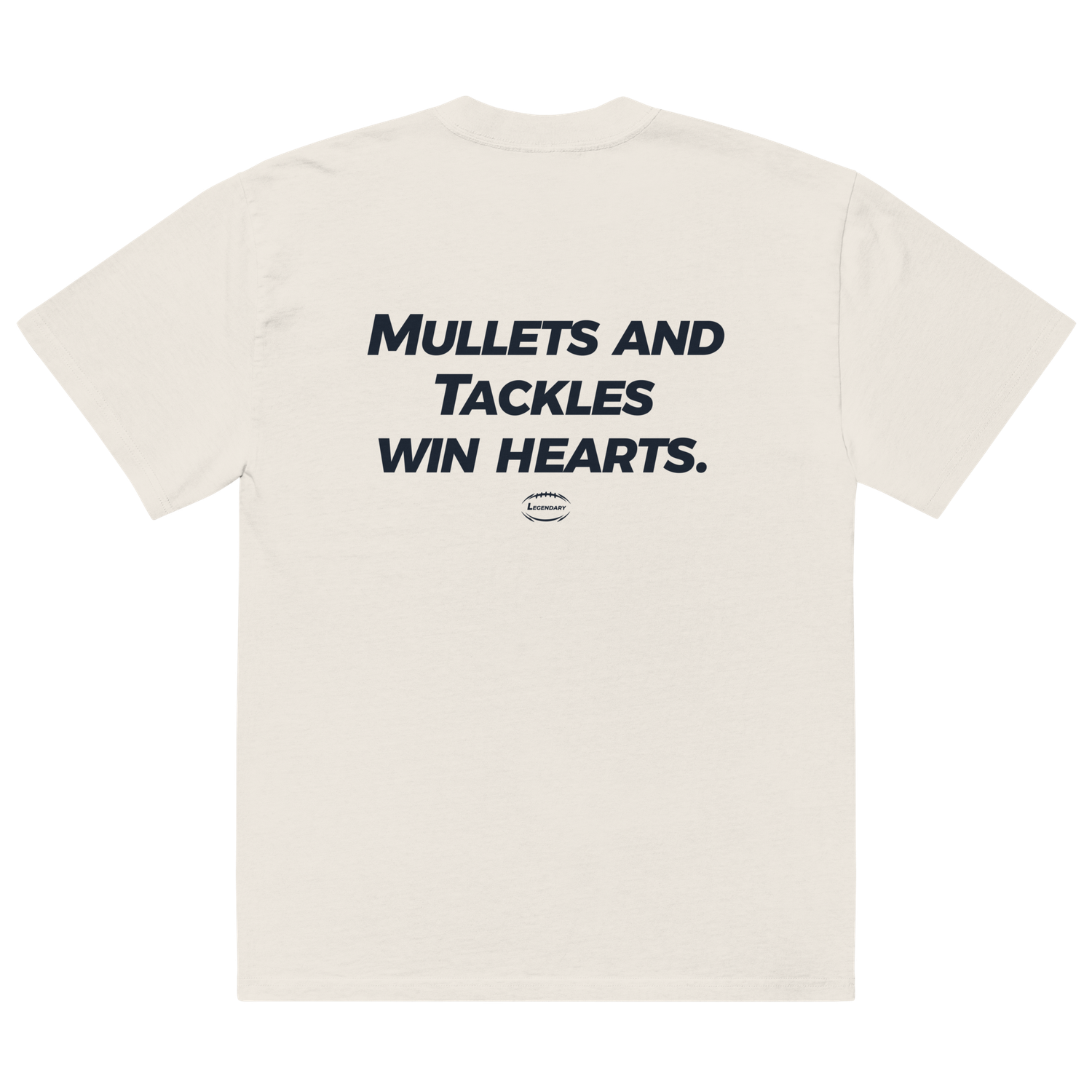 Mullets &amp; Tackles Tee Cream