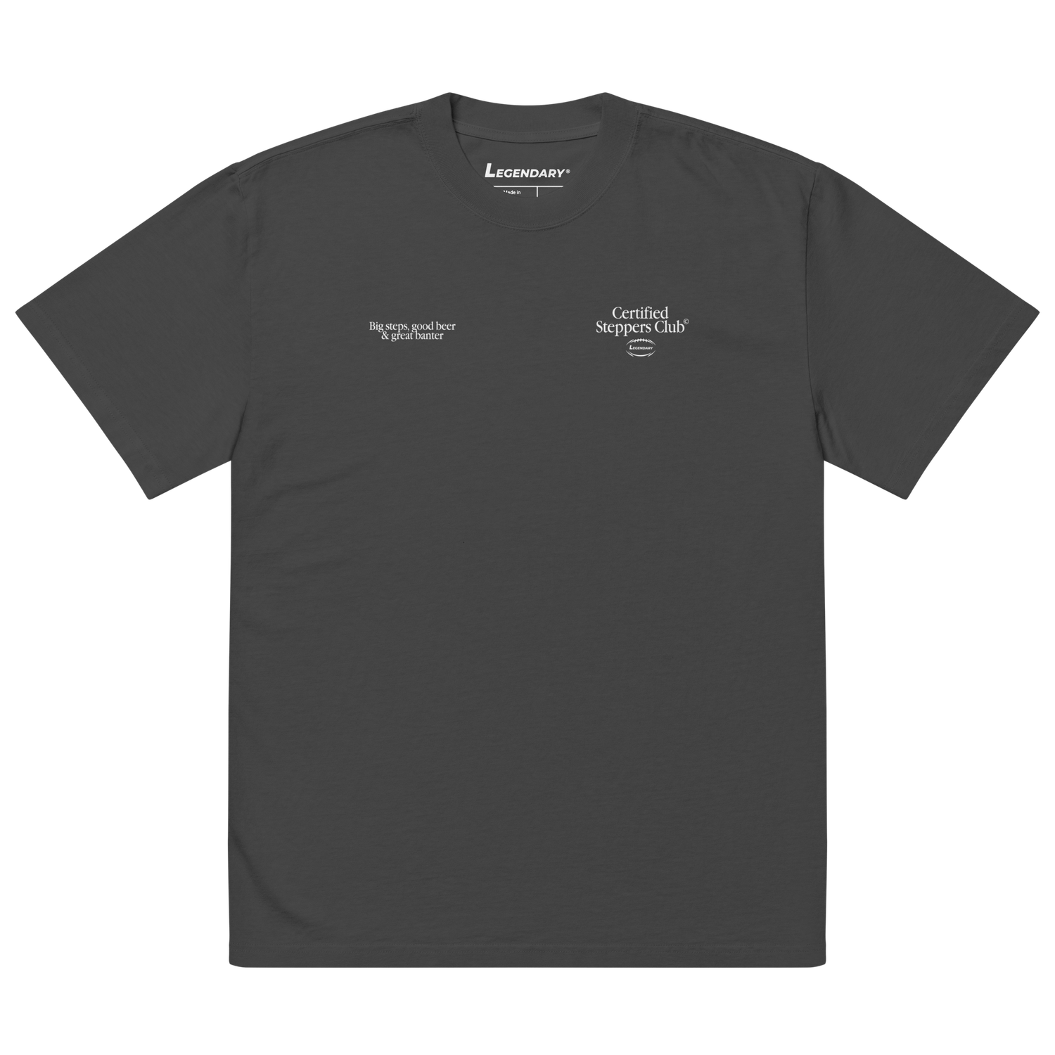 Steppers Tee Black