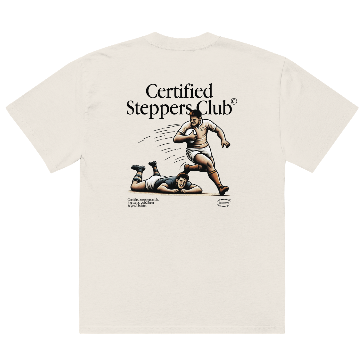 Steppers Tee Cream