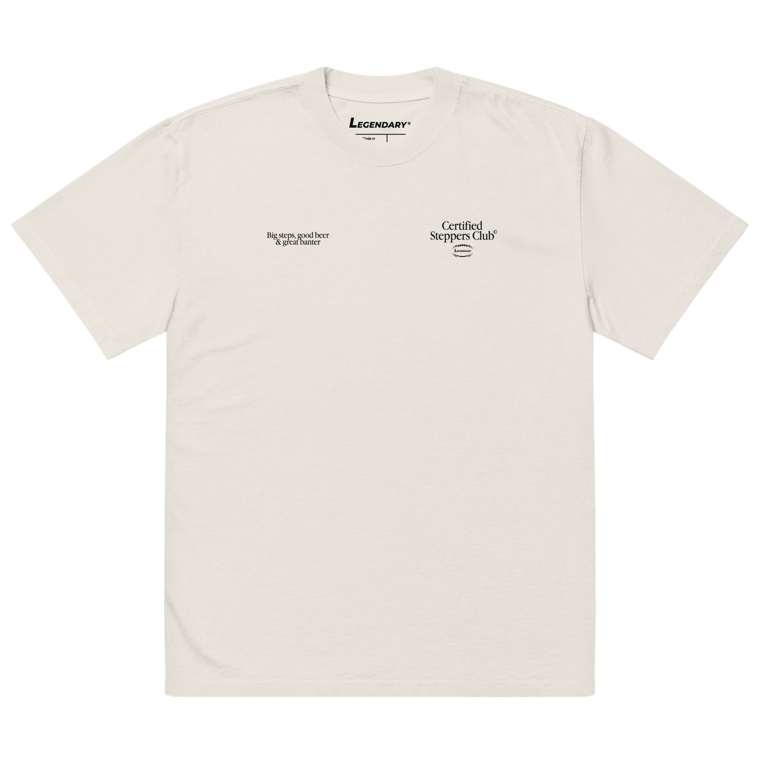 Steppers Tee Cream