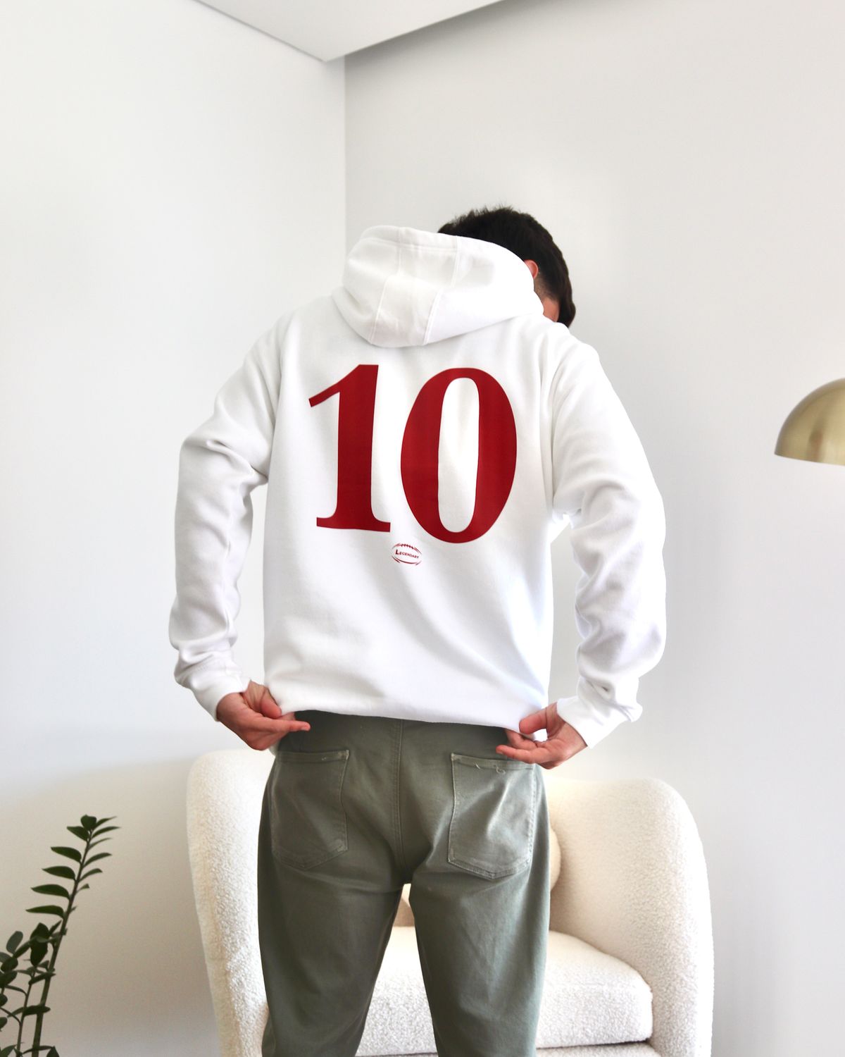 Lions (10) Hoodie White