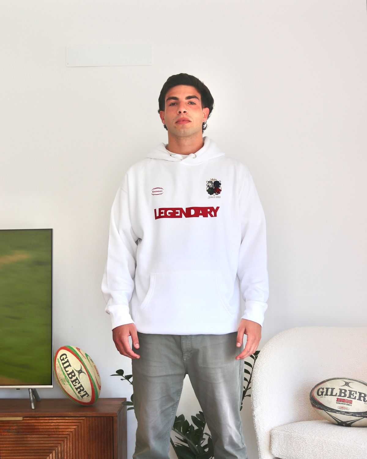 Lions (2) Hoodie White