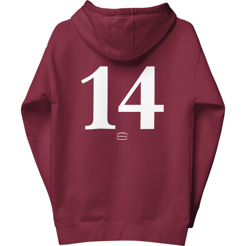 Lions (14) Hoodie Burgundy