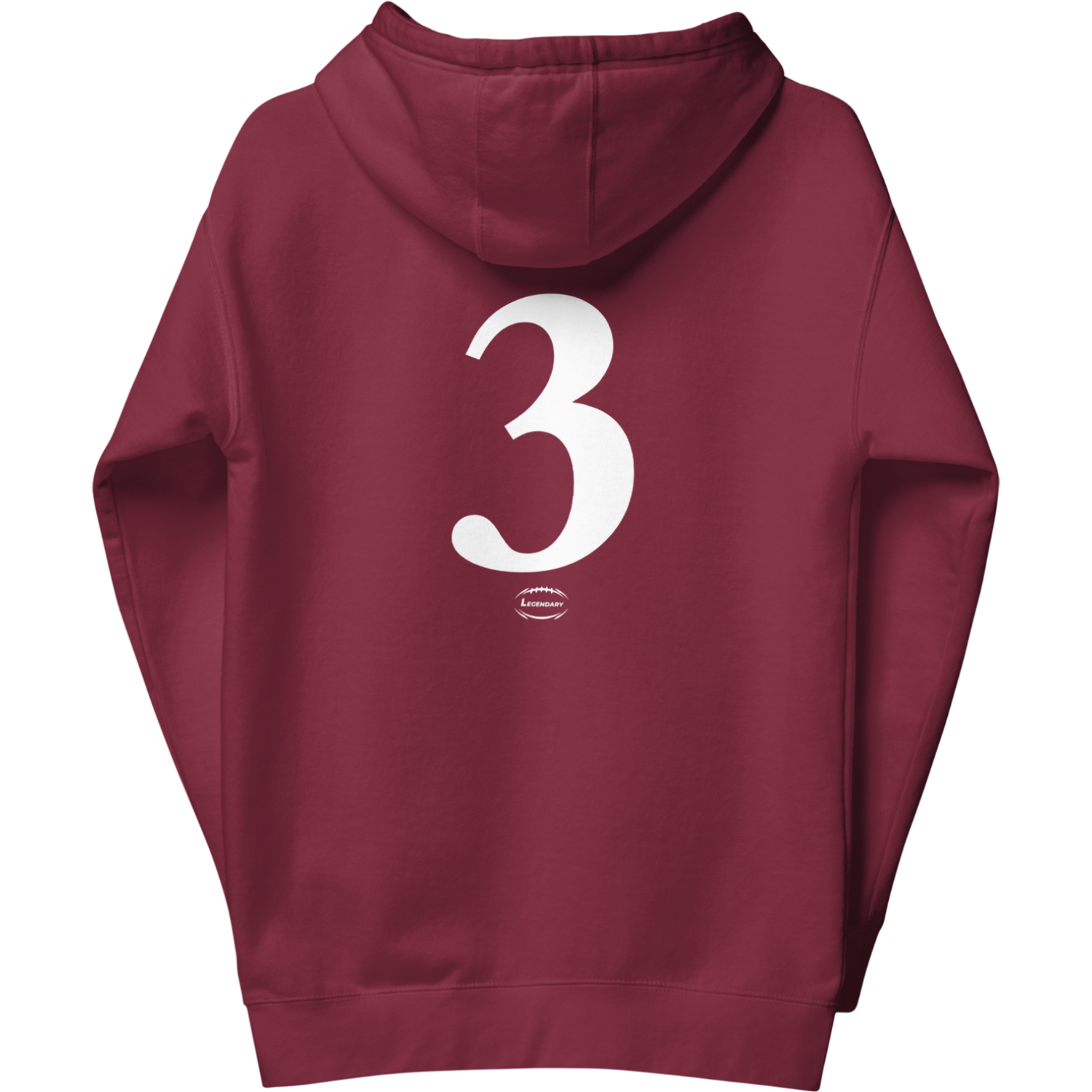 Lions (3) Hoodie Burgundy